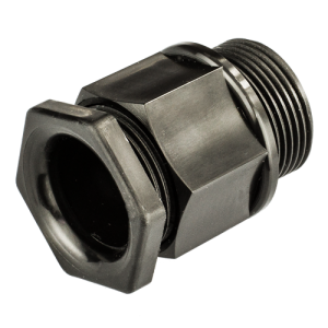 25 mm IP55 Nylon Compression Gland Large Black - Image 1