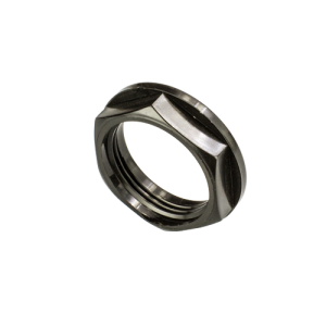 25 mm PVCu Locknut Black