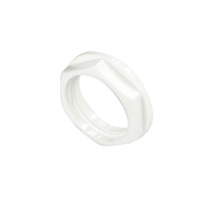 25 mm PVCu Locknut White