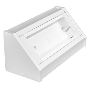 3 Gang Bench Trunking Unit White