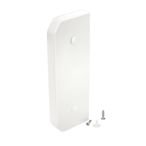 Chamfered Dado Trunking End Cap White for ACD 4 (Pack of 2)