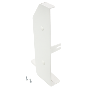 Skirting Trunking Right Hand End Cap White for ASKT 3 (Pack of 2)