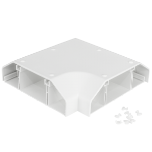 Chamfered Dado Trunking Flat Angle White for ACD 2