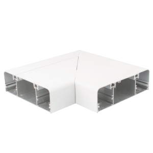 Square Dado Trunking Flat Angle White for BSD 1