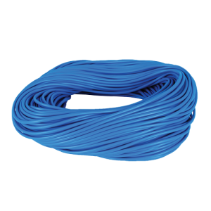 4 mm PVC Blue Neutral Sleeving (100m Hank)