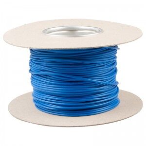 2 mm PVC Blue Neutral Sleeving (100m Reel)