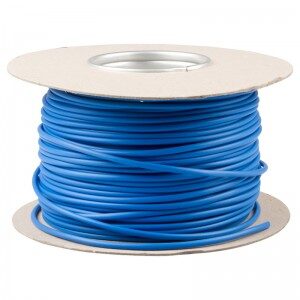 3 mm PVC Blue Neutral Sleeving (100m Reel)
