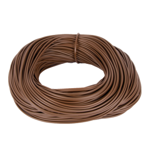 2 mm PVC Brown Live Sleeving (100m Hank)