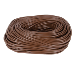 5 mm PVC Brown Live Sleeving (100m Hank)