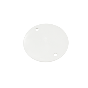 Circular Conduit Box Lid White - Centaur