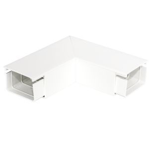 75 mm x 50 mm Maxi Trunking Fabricated Flat Angle White
