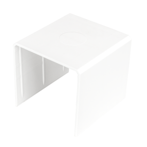 100 mm x 100 mm Maxi Trunking Internal Coupler White