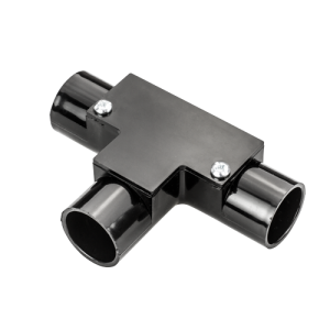 25 mm PVCu Conduit Inspection Tee Black - Image 1