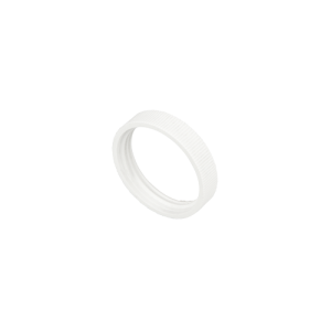 25 mm Screwed Lockring White