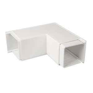 75 mm x 75 mm Maxi Trunking Fabricated External Angle White