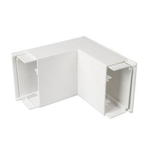 100 mm x 50 mm Maxi Trunking Fabricated External Angle White