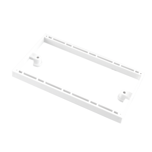 2 Gang Extension Collar Square Corners 10 mm