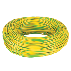 3 mm PVC Green / Yellow Earth Sleeving (100m Hank)