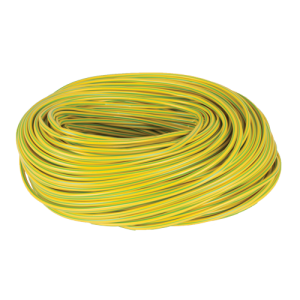 5 mm PVC Green / Yellow Earth Sleeving (100m Hank)