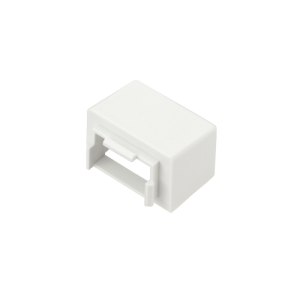 25 mm x 16 mm Mini Trunking Surface Box Adaptor White - Image 1
