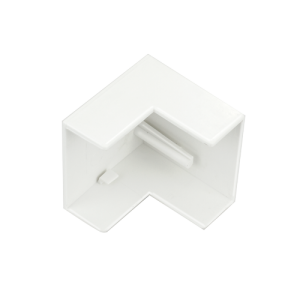 38 mm x 16 mm Mini Trunking External Bend White