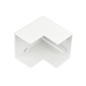 38 mm x 25 mm Mini Trunking External Bend White