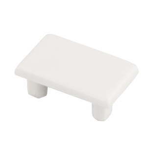 10 mm x 16 mm Mini Trunking End Cap White