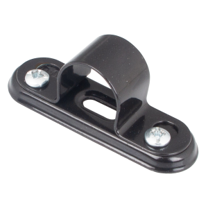 20 mm Steel Conduit Spacer Bar Saddle Black