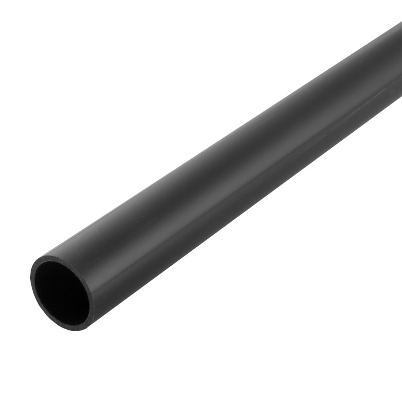 38 mm PVCu Round Conduit Heavy Gauge Black (3m Length) - Centaur