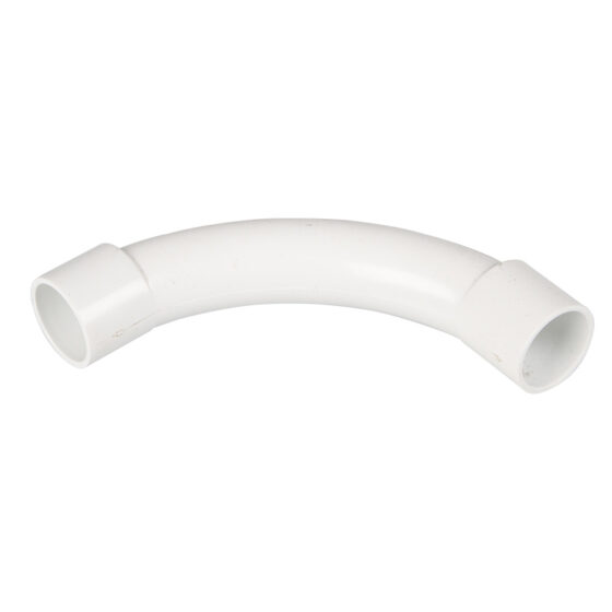 20 mm 90 degree PVCu Conduit Slip Bend White Centaur