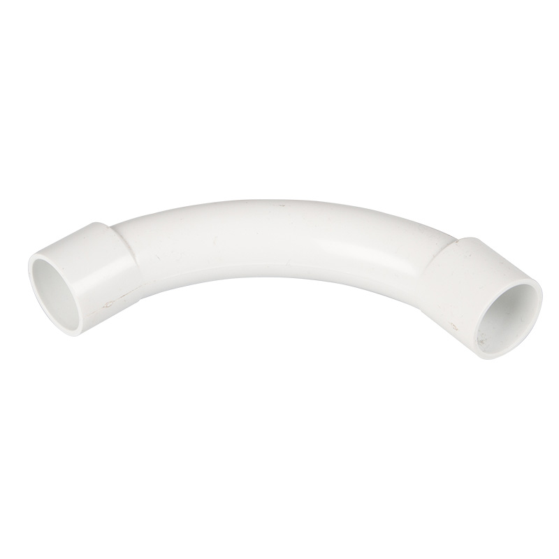 20 mm 90 degree PVCu Conduit Slip Bend White - Centaur