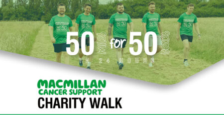 Charity walk banner