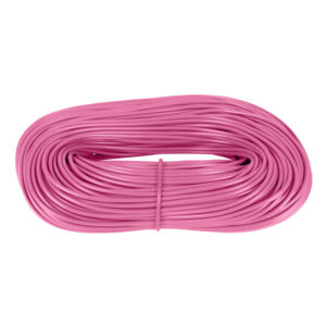 3 mm PVC Pink Functional Earth Sleeving (100m Hank)