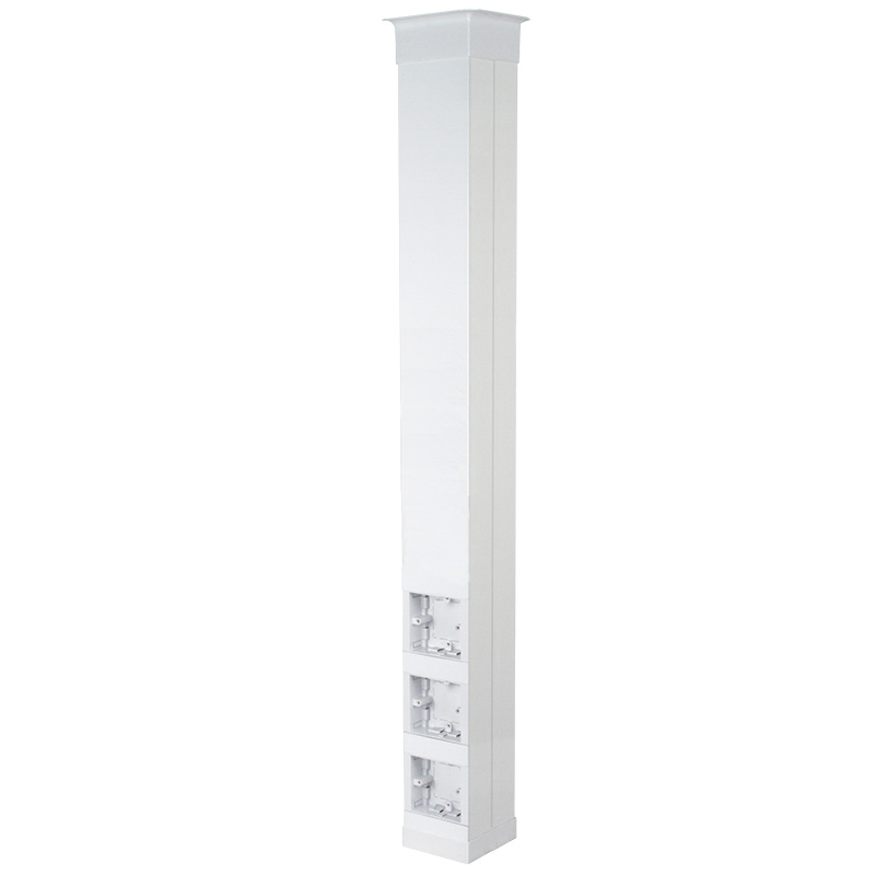 3.6m Double Sided Aluminium Power Pole White