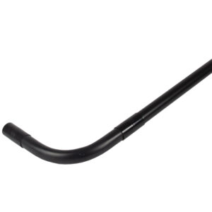 38mm 1.45m Black PVCu Hockey Stick c/w 90 Degree bend