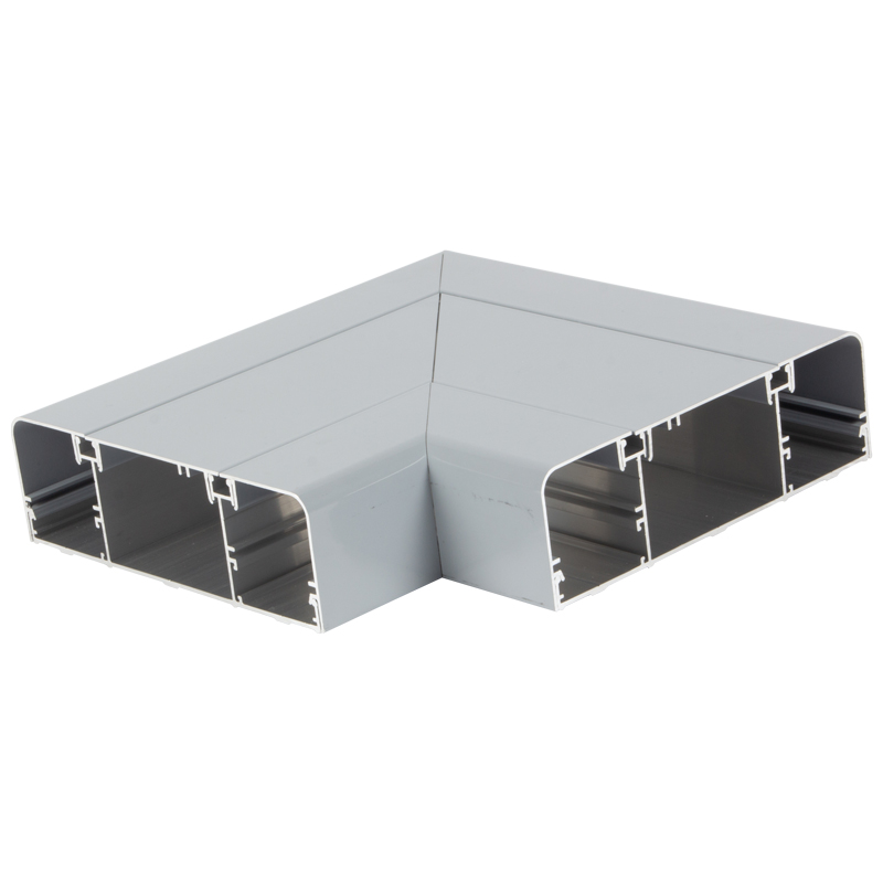 Grey aluminium trunking